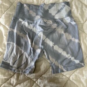 PINK Victoria's Secret Gray Tie-Dye Bike Shorts